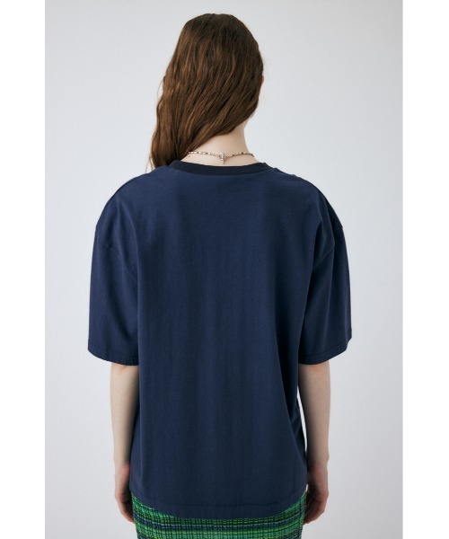 MOUSSY（マウジー）の「POOLSIDE CLUB Tシャツ（Tシャツ/カットソー・レディース・ライトブラック/オレンジ/ホワイト・FREE）」の12枚目の写真