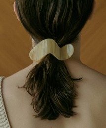 GOLDY | プランプ ウェービー アセチ ヘアー クリップ(バレッタ/ヘアクリップ)