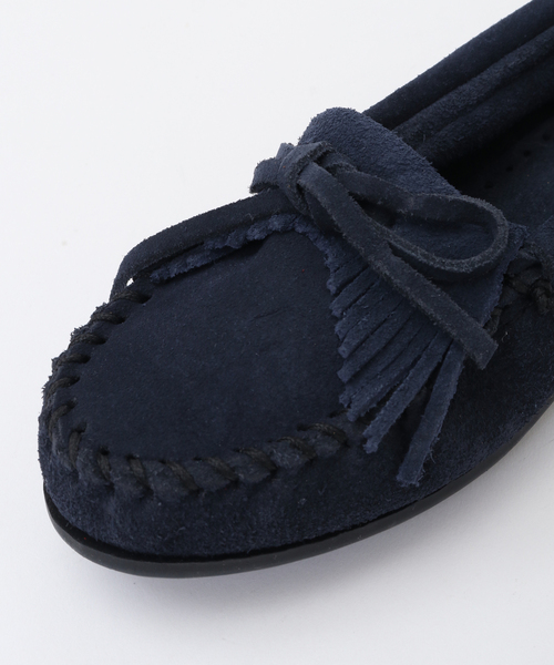 MELROSE claire（メルローズ クレール）の「【MINNETONKA KILTY HARDSOLE】（モカシン/デッキシューズ・レディース・グレー/ネイビー・3/4/2）」の8枚目の写真