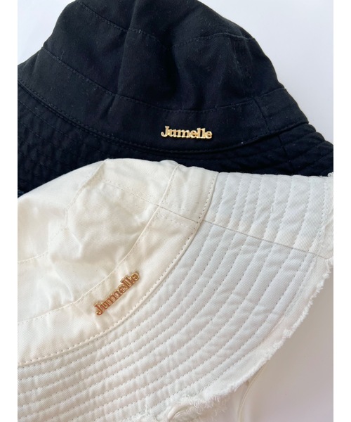 JUMELLE（ジュメロ）の「コットンバケットハット（ハット・レディース・ホワイト/ブラック・FREE）」の22枚目の写真