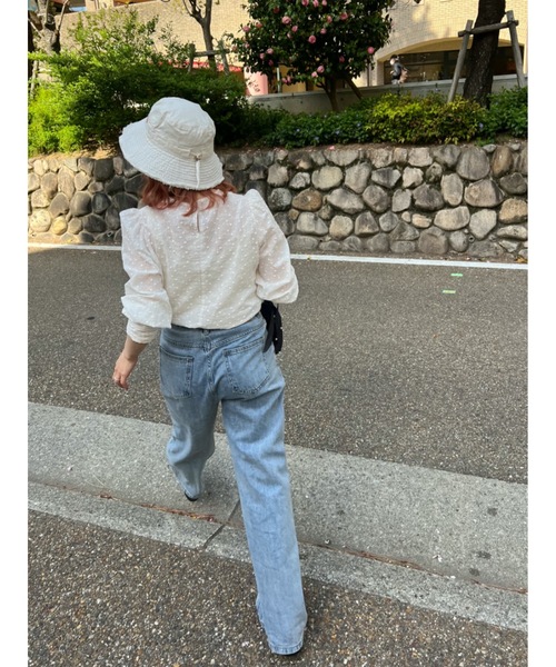 JUMELLE（ジュメロ）の「コットンバケットハット（ハット・レディース・ホワイト/ブラック・FREE）」の13枚目の写真