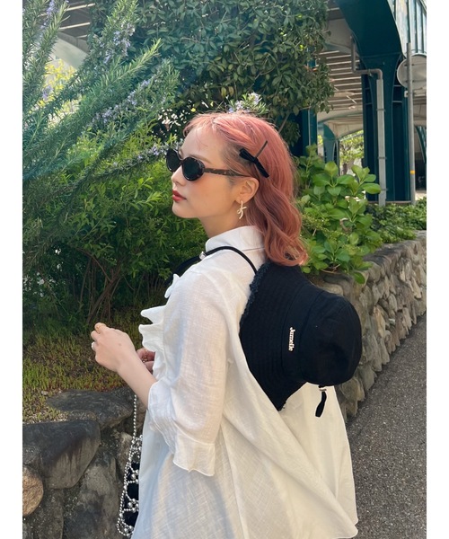 JUMELLE（ジュメロ）の「コットンバケットハット（ハット・レディース・ホワイト/ブラック・FREE）」の16枚目の写真