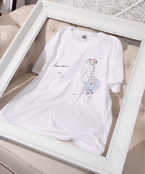 rovtski(ロフトスキー)の「SR GILDAN BODYSHARE ROOMS T SH/ギルダンボディ シェアルーム Tシャツ(Tシャツ/カットソー・メンズ・ホワイト系その他3/ブラック系その他4/ホワイト系その他/ブラック系その他2/ブラック系その他/ホワイト系その他2/ホワイト系その他4/ブラック系その他3・LARGE/X-LARGE)」の2枚目の写真