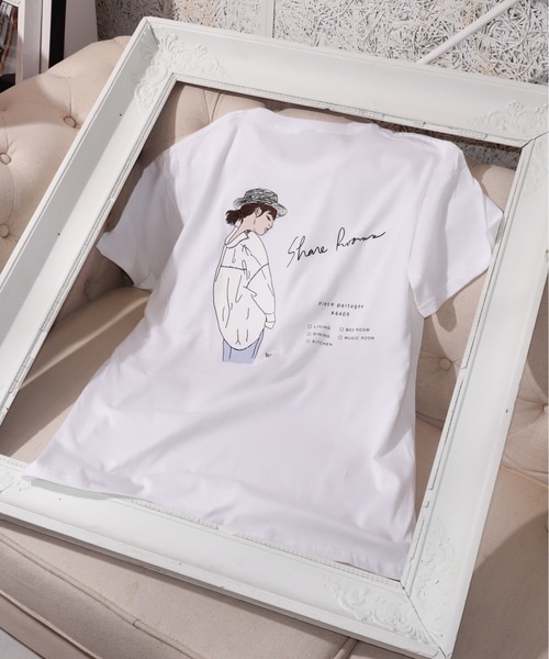 rovtski(ロフトスキー)の「SR GILDAN BODYSHARE ROOMS T SH/ギルダンボディ シェアルーム Tシャツ(Tシャツ/カットソー・メンズ・ホワイト系その他3/ブラック系その他4/ホワイト系その他/ブラック系その他2/ブラック系その他/ホワイト系その他2/ホワイト系その他4/ブラック系その他3・LARGE/X-LARGE)」の3枚目の写真