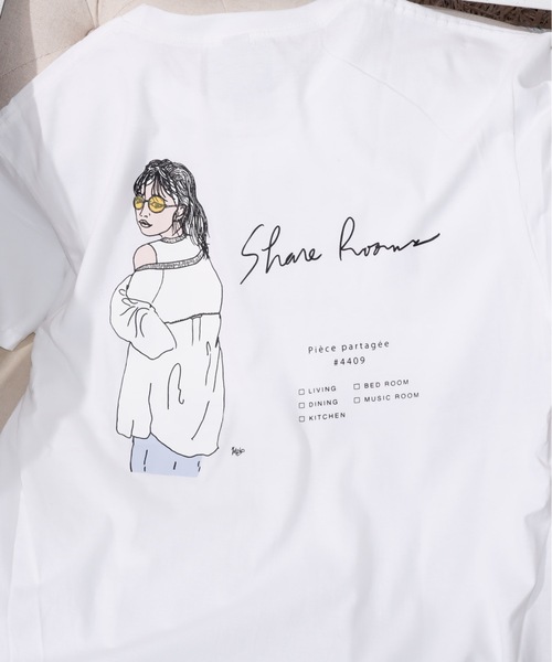 rovtski(ロフトスキー)の「SR GILDAN BODYSHARE ROOMS T SH/ギルダンボディ シェアルーム Tシャツ(Tシャツ/カットソー・メンズ・ホワイト系その他3/ブラック系その他4/ホワイト系その他/ブラック系その他2/ブラック系その他/ホワイト系その他2/ホワイト系その他4/ブラック系その他3・LARGE/X-LARGE)」の9枚目の写真