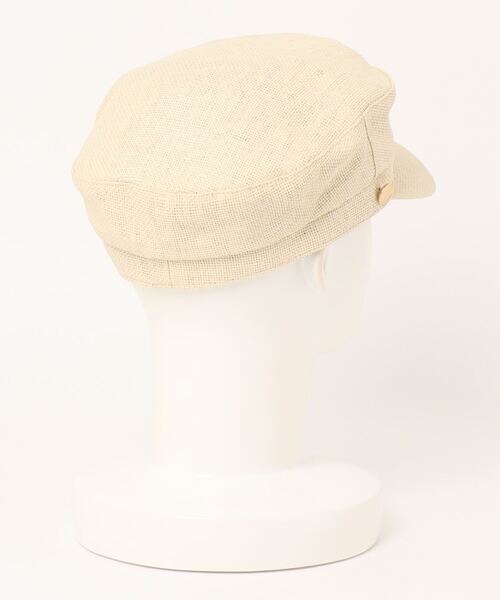 mimis（ミイーミイーズ）の「ペーパーシートマリンキャス（キャスケット・レディース・ブラック/ナチュラル・FREE）」の7枚目の写真