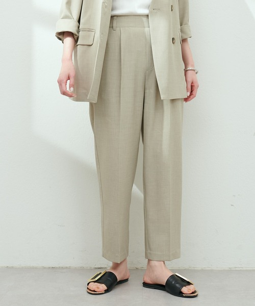 natural couture(ナチュラルクチュール)の「麻調美シルエットパンツ(その他パンツ・レディース・ベージュ/ブラック/ネイビー/ラベンダー・SMALL/MEDIUM)」の20枚目の写真