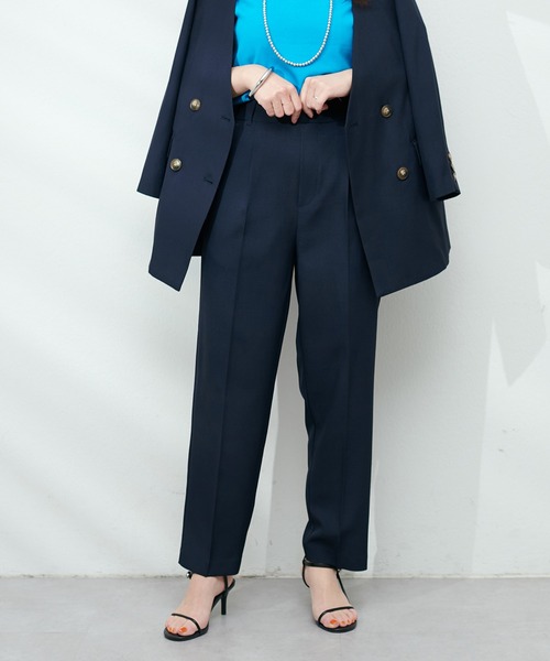 natural couture(ナチュラルクチュール)の「麻調美シルエットパンツ(その他パンツ・レディース・ベージュ/ブラック/ネイビー/ラベンダー・SMALL/MEDIUM)」の16枚目の写真