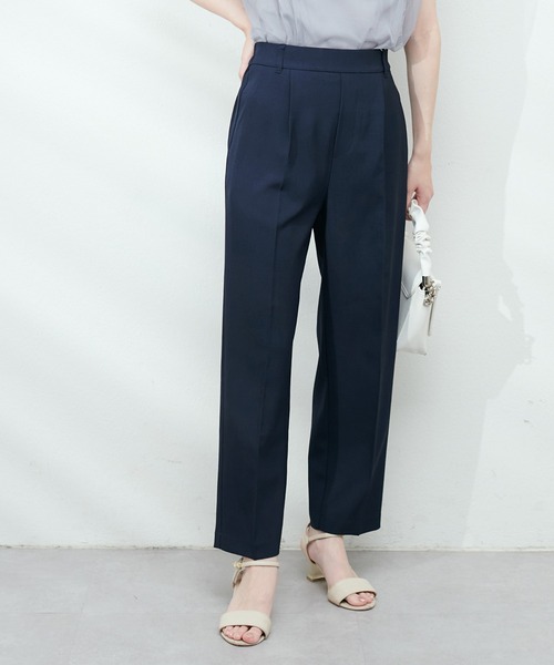 natural couture(ナチュラルクチュール)の「麻調美シルエットパンツ(その他パンツ・レディース・ベージュ/ブラック/ネイビー/ラベンダー・SMALL/MEDIUM)」の8枚目の写真