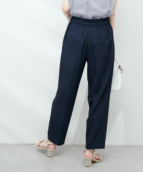 natural couture(ナチュラルクチュール)の「麻調美シルエットパンツ(その他パンツ・レディース・ベージュ/ブラック/ネイビー/ラベンダー・SMALL/MEDIUM)」の21枚目の写真