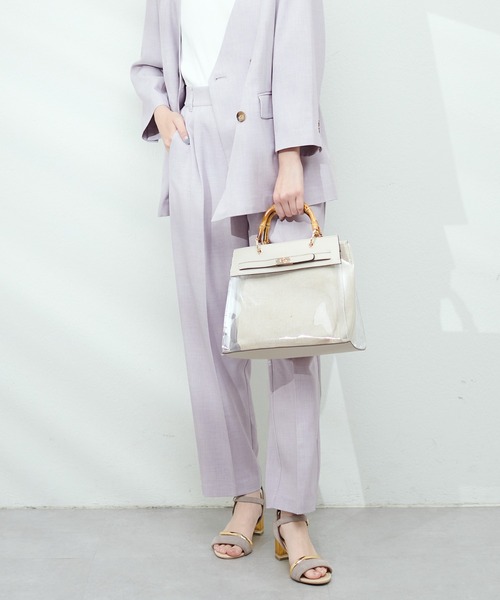 natural couture(ナチュラルクチュール)の「麻調美シルエットパンツ(その他パンツ・レディース・ベージュ/ブラック/ネイビー/ラベンダー・SMALL/MEDIUM)」の22枚目の写真