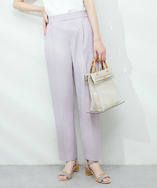 natural couture(ナチュラルクチュール)の「麻調美シルエットパンツ(その他パンツ・レディース・ベージュ/ブラック/ネイビー/ラベンダー・SMALL/MEDIUM)」の17枚目の写真