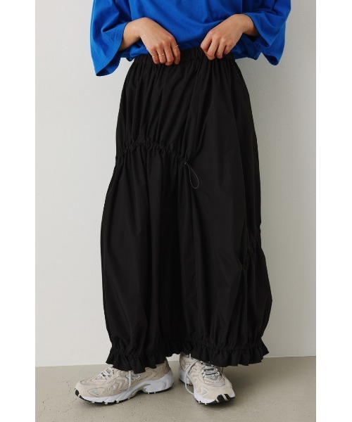 RODEO CROWNS WIDE BOWL(ロデオクラウンズワイドボウル)の「W/R ドロストスカート(スカート・レディース・アイボリー/ブルー/ピンク/ブラック・FREE)」の3枚目の写真