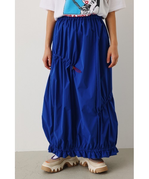 RODEO CROWNS WIDE BOWL(ロデオクラウンズワイドボウル)の「W/R ドロストスカート(スカート・レディース・アイボリー/ブルー/ピンク/ブラック・FREE)」の6枚目の写真