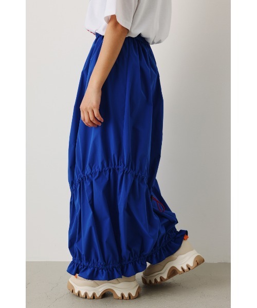 RODEO CROWNS WIDE BOWL(ロデオクラウンズワイドボウル)の「W/R ドロストスカート(スカート・レディース・アイボリー/ブルー/ピンク/ブラック・FREE)」の9枚目の写真