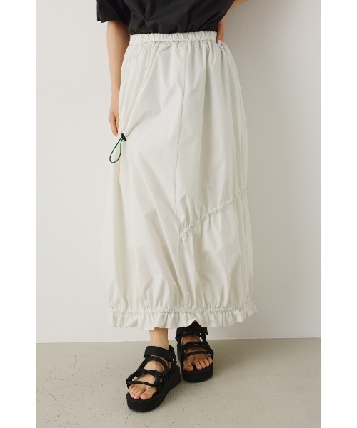 RODEO CROWNS WIDE BOWL(ロデオクラウンズワイドボウル)の「W/R ドロストスカート(スカート・レディース・アイボリー/ブルー/ピンク/ブラック・FREE)」の14枚目の写真