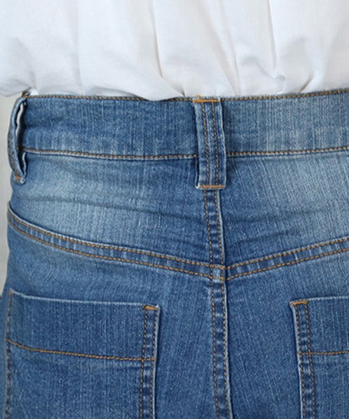 【セール】atONE デニム＆ツイルワイドベイカーパンツ（デニムパンツ）｜atONE（アットワン）