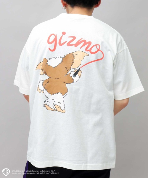 A.M.S.（エーエムエス）の「GREMRINS グレムリン ギズモ刺繍 バックプリント ビッグTシャツ（Tシャツ/カットソー・メンズ・ホワイト/ブラック・M/L）」の18枚目の写真