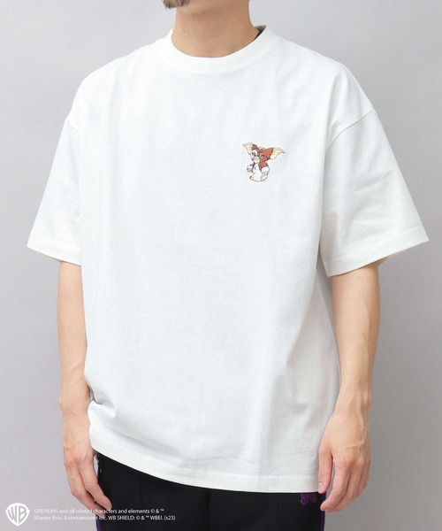 A.M.S.（エーエムエス）の「GREMRINS グレムリン ギズモ刺繍 バックプリント ビッグTシャツ（Tシャツ/カットソー・メンズ・ホワイト/ブラック・M/L）」の14枚目の写真