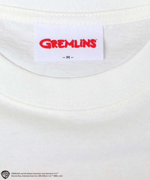 A.M.S.（エーエムエス）の「GREMRINS グレムリン ギズモ刺繍 バックプリント ビッグTシャツ（Tシャツ/カットソー・メンズ・ホワイト/ブラック・M/L）」の7枚目の写真