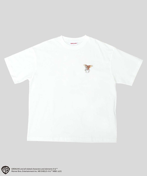 A.M.S.（エーエムエス）の「GREMRINS グレムリン ギズモ刺繍 バックプリント ビッグTシャツ（Tシャツ/カットソー・メンズ・ホワイト/ブラック・M/L）」の17枚目の写真