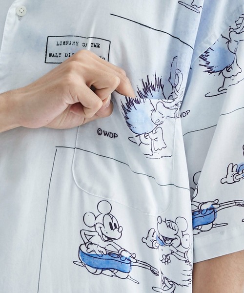 PORTER CLASSIC(ポータークラシック)の「【PORTER CLASSIC / ポータークラシック】DISNEY ALOHA BLOUSE(シャツ/ブラウス・メンズ・ブルー・M/L/XL)」の8枚目の写真
