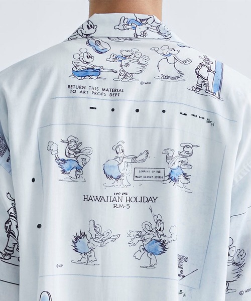 PORTER CLASSIC(ポータークラシック)の「【PORTER CLASSIC / ポータークラシック】DISNEY ALOHA BLOUSE(シャツ/ブラウス・メンズ・ブルー・M/L/XL)」の9枚目の写真