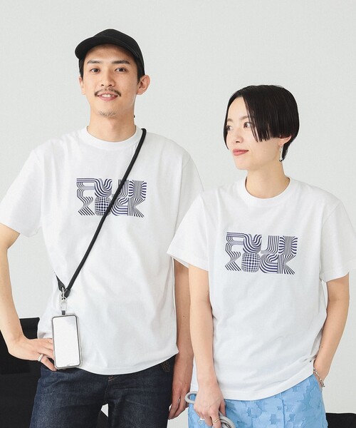 Ray BEAMS（レイビームス）の「＜WOMEN＞FUJI ROCK FESTIVAL'23 × BEAMS / ERIC ELMS Fantastic Sights & Sounds Tシャツ（Tシャツ/カットソー・レディース・ホワイト・S）」の6枚目の写真