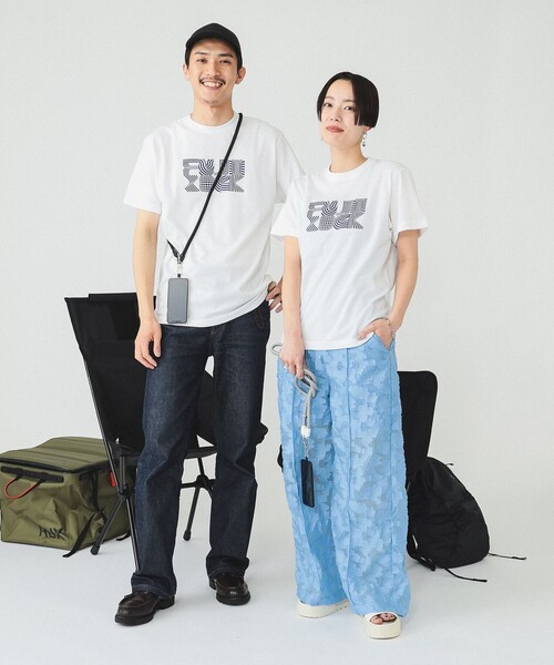 Ray BEAMS（レイビームス）の「＜WOMEN＞FUJI ROCK FESTIVAL'23 × BEAMS / ERIC ELMS Fantastic Sights & Sounds Tシャツ（Tシャツ/カットソー・レディース・ホワイト・S）」の5枚目の写真