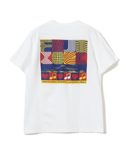 Ray BEAMS（レイビームス）の「＜WOMEN＞FUJI ROCK FESTIVAL'23 × BEAMS / ERIC ELMS Fantastic Sights & Sounds Tシャツ（Tシャツ/カットソー・レディース・ホワイト・S）」の10枚目の写真