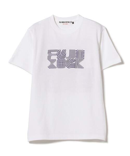 Ray BEAMS（レイビームス）の「＜WOMEN＞FUJI ROCK FESTIVAL'23 × BEAMS / ERIC ELMS Fantastic Sights & Sounds Tシャツ（Tシャツ/カットソー・レディース・ホワイト・S）」の12枚目の写真