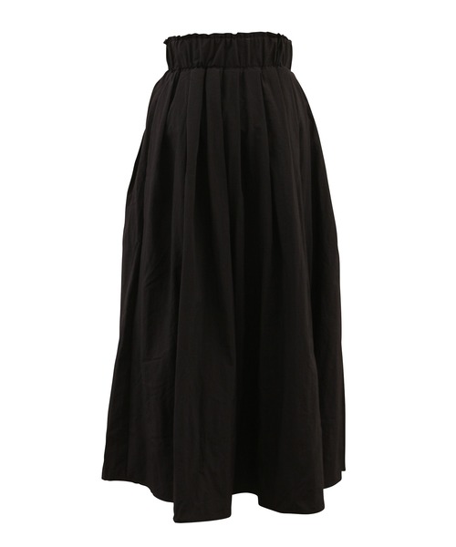 PUNYUS(プニュズ)の「ナイロンフレアロングスカート(スカート・レディース・グリーン/ブルー/ブラック/レッド・4/2/3/1)」の16枚目の写真