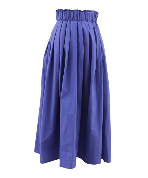 PUNYUS(プニュズ)の「ナイロンフレアロングスカート(スカート・レディース・グリーン/ブルー/ブラック/レッド・4/2/3/1)」の19枚目の写真