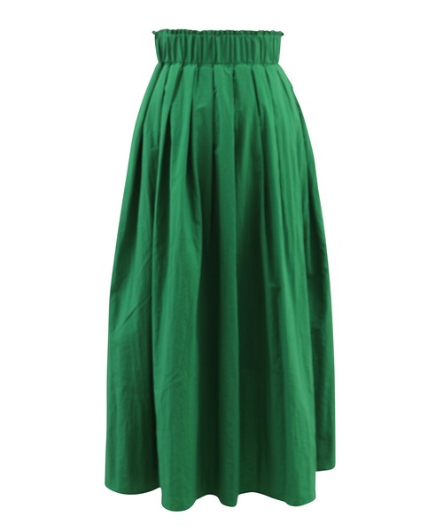 PUNYUS(プニュズ)の「ナイロンフレアロングスカート(スカート・レディース・グリーン/ブルー/ブラック/レッド・4/2/3/1)」の20枚目の写真