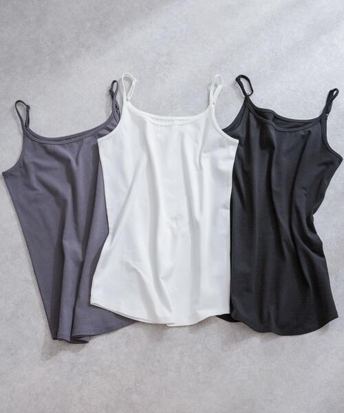URBAN RESEARCH（アーバンリサーチ）の「『UR TECH』キャミソール（キャミソール・レディース・ホワイト/ブラック/チャコールグレー・SMALL/MEDIUM）」の10枚目の写真