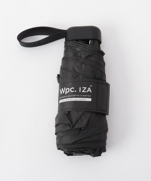 one'sterrace(ワンズテラス)の「【晴雨兼用/UV】Wpc. IZA compact 折傘(折りたたみ傘・レディース・ブラック/ホワイト系・99)」の5枚目の写真