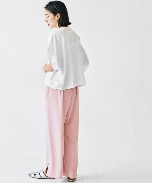 avecmoi（アヴェクモワ）の「【佐藤かなさんプロデュース】 アヴェクモワ　リラックスパンツ〈ピンク〉（その他パンツ・レディース・ピンク・MEDIUM/LARGE/X-LARGE/SMALL）」の12枚目の写真