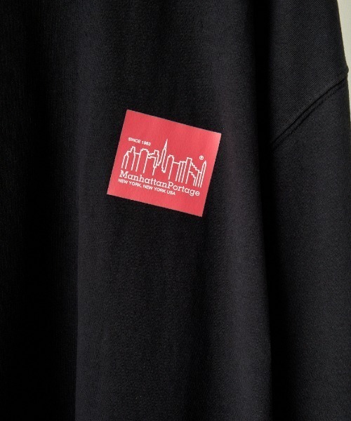 Manhattan Portage（マンハッタンポーテージ）の「[MANHATTAN PORTAGE/マンハッタンポーテージ] 別注 バックプリント ロングスリーブTシャツ（Tシャツ/カットソー・レディース・ブルー/ホワイト/ブラック・S/M/L/XL）」の10枚目の写真