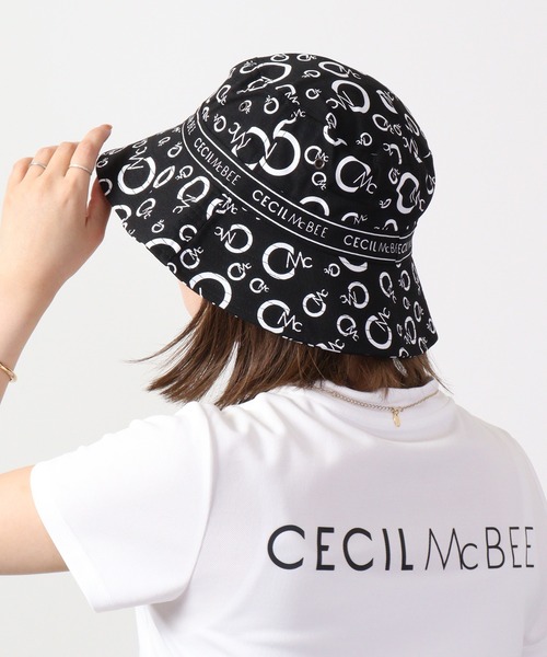 CECIL McBEE(セシルマクビー)の「CECIL McBEE green バケットハット(ハット・レディース・ホワイト/ブラック系/ブラック/ホワイト系・FREE)」の17枚目の写真