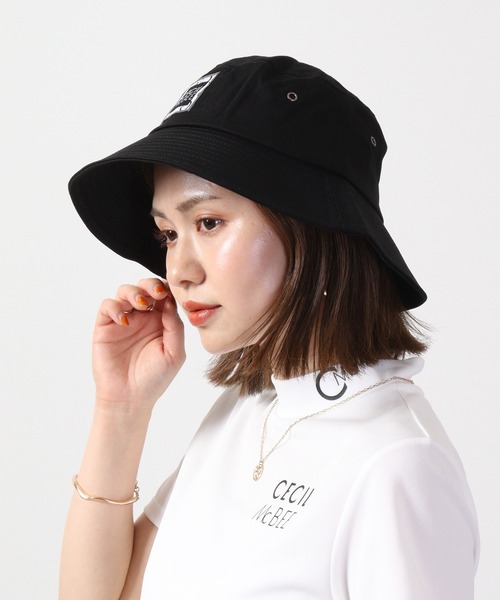 CECIL McBEE(セシルマクビー)の「CECIL McBEE green バケットハット(ハット・レディース・ホワイト/ブラック系/ブラック/ホワイト系・FREE)」の11枚目の写真