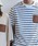 S'more�i�X���A�j�́uBORDER POCKET S/S T SHIRTS (SS)�iT�V���c/�J�b�g�\�[�j�v�b�z���C�g