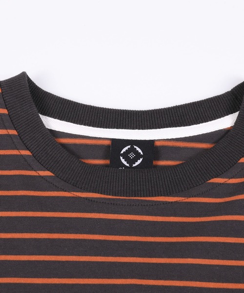 S'more(スモア)の「BORDER POCKET S/S T SHIRTS (SS)(Tシャツ/カットソー・レディース・ホワイト/ベージュ/ブラウン・SMALL/LARGE/X-LARGE/MEDIUM)」の8枚目の写真