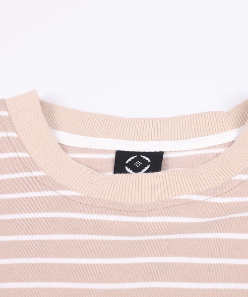 S'more(スモア)の「BORDER POCKET S/S T SHIRTS (SS)(Tシャツ/カットソー・レディース・ホワイト/ベージュ/ブラウン・SMALL/LARGE/X-LARGE/MEDIUM)」の13枚目の写真