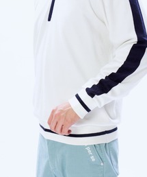 and per se（アンパスィ）の「防風ニットハーフジップセーター（メンズ