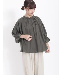 Samansa Mos2 | ドビー刺繍ブラウス(シャツ/ブラウス)