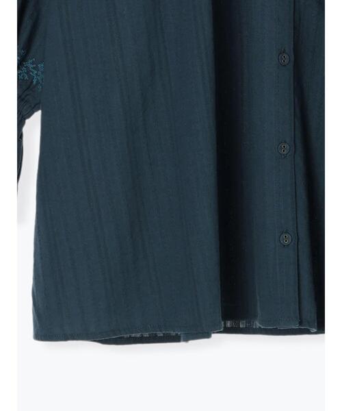 Samansa Mos2(サマンサ モスモス)の「ドビー刺繍ブラウス(シャツ/ブラウス・レディース・ブラック/オリーブ/ブルー/キナリ・F)」の20枚目の写真