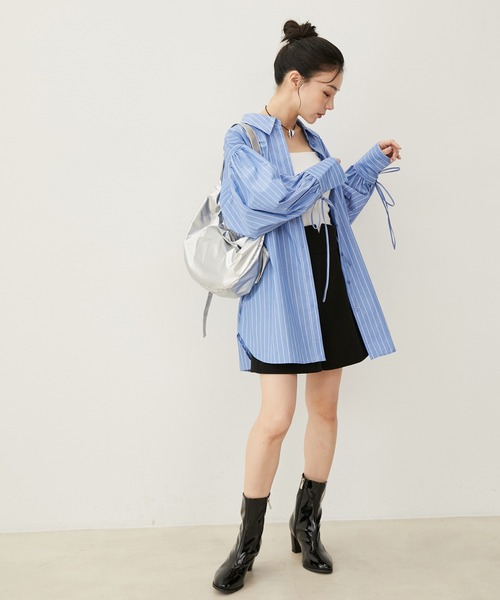 VIS(ビス)の「シャイニードロストポケットショルダーバッグ(ショルダーバッグ・レディース・ブラック/シルバー/ピンク系その他2・FREE)」の9枚目の写真