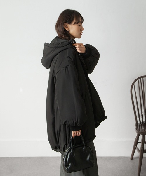 ミドル丈中綿モンスターパーカー（ダウンジャケット/コート