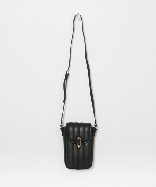 URBAN RESEARCH ROSSO WOMEN(アーバンリサーチ ロッソ)の「キルティングコンパクトポシェット(ショルダーバッグ・レディース・ブラック/グレー系その他・-)」の5枚目の写真