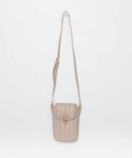 URBAN RESEARCH ROSSO WOMEN(アーバンリサーチ ロッソ)の「キルティングコンパクトポシェット(ショルダーバッグ・レディース・ブラック/グレー系その他・-)」の6枚目の写真